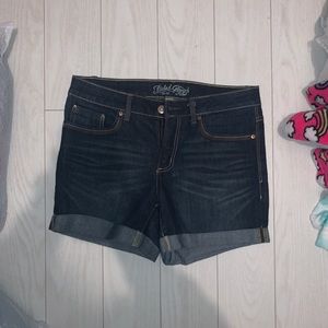 Denim shorts